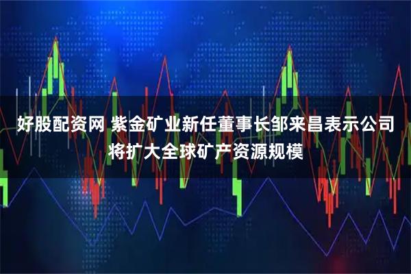 好股配资网 紫金矿业新任董事长邹来昌表示公司将扩大全球矿产资源规模